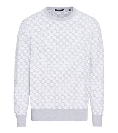 PD-Icon Chequered Sweater mongry/mwht M